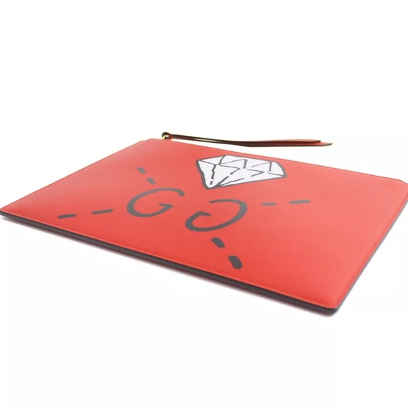 Gucci Ghost Clutch Bag Calfskin - Picture 6 of 10